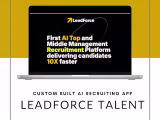 LEADFORCE TALENT (AI RECRUITING APP )