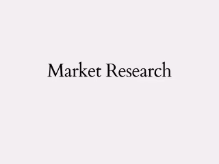 Market Research for Essential Oils Sales