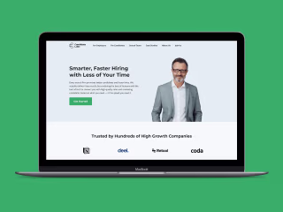 #1 on G2 – Webflow Website & Branding for an HR/Staffing Startup