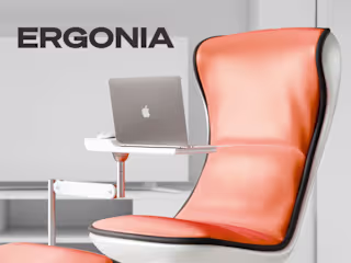 ERGONIA: Graphic Design | 3D Motion Furniture | Chair