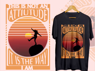 This Is Not An Attitude T-Shirt by Mohammad Ali Zoardar on Drib…