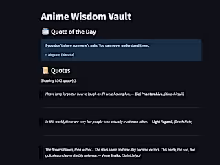 Anime Wisdom Vault