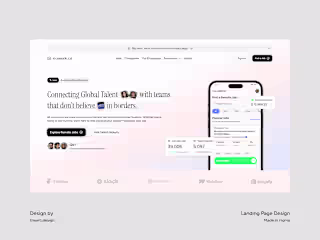 Landing Page Design for Nuwork