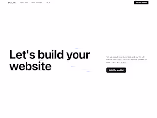 AI-Powered Website Builder