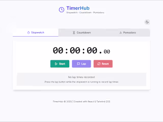 TimerHub: Your Versatile Timing Companion