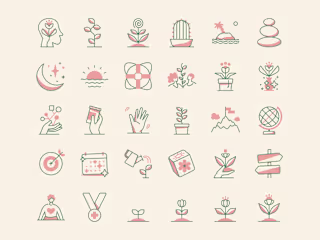 Spring Health Icon System