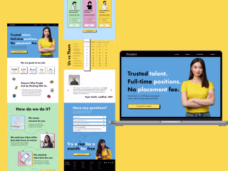 Talent recruitment website