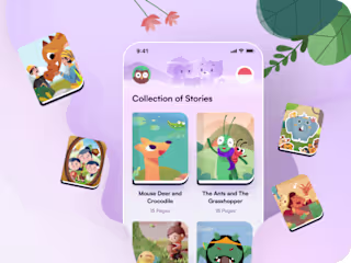 Dongengin - Design & App Development for a Children's Book App