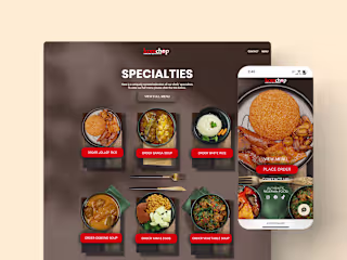 Interactive Restaurant Website