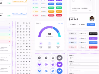 SparkleUI✨ - Easy to use design system for Figma