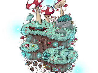 Mushroom Island Design Line- Personal Brand