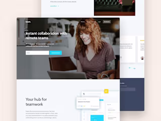 Team Collaboration Platform Website