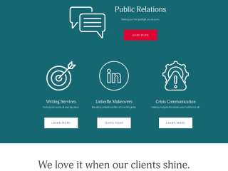 Web Design for PR Company