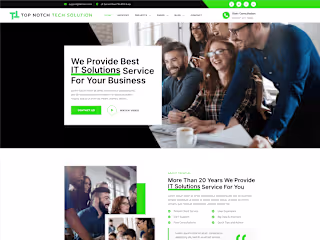 IT Website UI Design