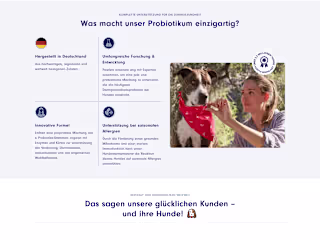 Pet Product Page Design
