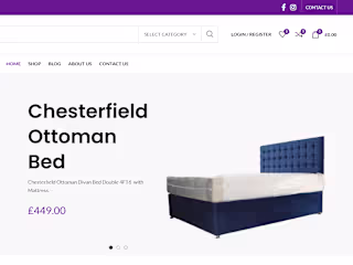 Ecommerce Website for Comfort Furnishings