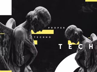 PROPER TECHNO | Social media content, Artwork design