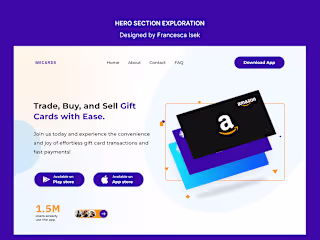 Hero Section Exploration on Behance