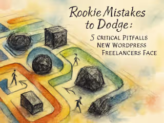 Rookie Mistakes to Dodge: 5 Critical Pitfalls New WordPress Freelancers Face