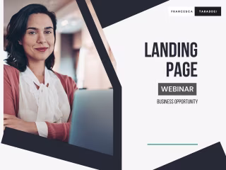 Webinar Landing page - E-commerce & Online Business Opportunity