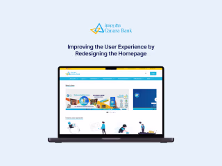 Canara Bank Homepage Redesign