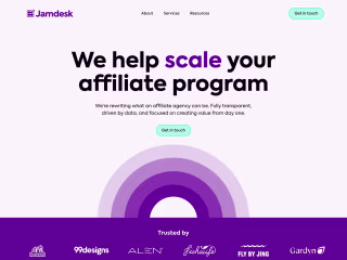 Jamdesk • Clean Webflow Site • PHD Studios →