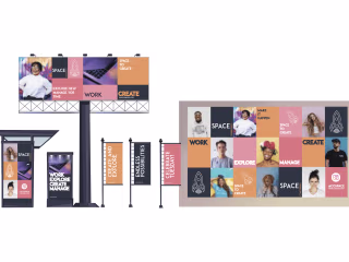 Coworking space branding