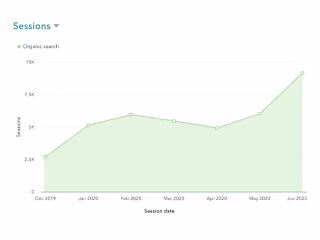 6 Month SEO Project - 265% Growth