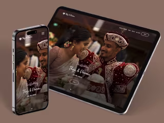 Poorna & Theja wedding website