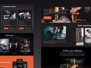 Fitness / Gym Membership Website