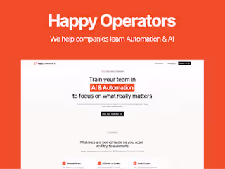 Happy Operators Website