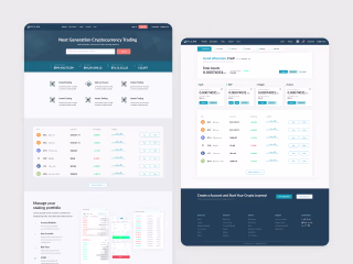 Cryptocurrency Exchange Dashboard