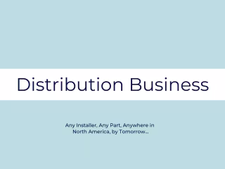 Pitch Deck for New Business