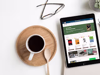 E- Commerce Book Store Landing Page