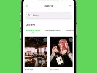 RSRVIT, Restaurants reservations