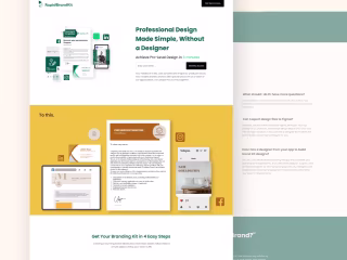 Rapid Brand Kit Web Design and Webflow Development