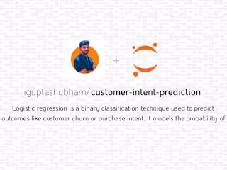 GitHub - iguptashubham/customer-intent-prediction: Logistic reg…