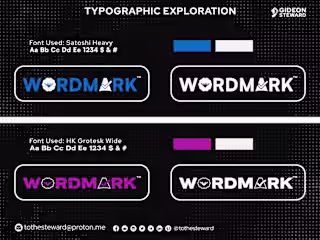 WORDMARK™ Type Exploration