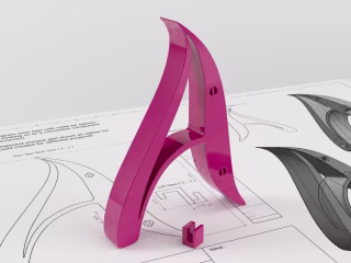 Addicted Gallery - 3D Printed Sign