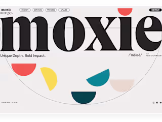 Moxie Visual Branding & Webflow Website