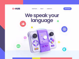 Web site / 3D illustration