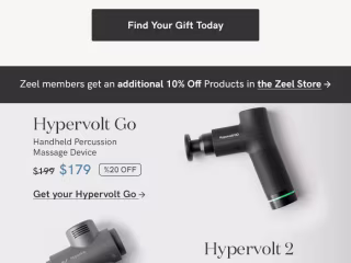 Commerce Email Design - Hypervolt