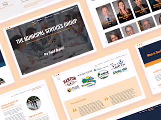 The Municipal Services Group | Web Redesign