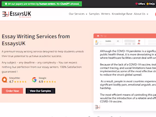 Top Essay Writing Services and Essay Writers in UK With Reviews