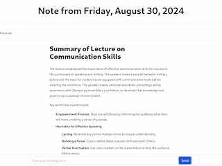 AI-Powered Note Taker