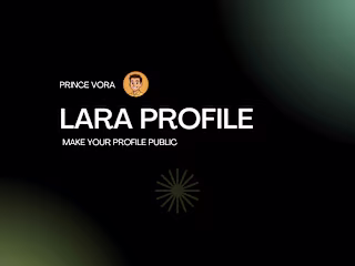 GitHub - princevora/lara-profile: An interactive, user friendly…
