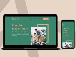 Cycle Financial Planning: Brand Identity and Web Design