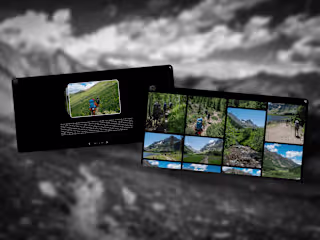 Animated Next.js Trip Photo and Writing Sharing Platform