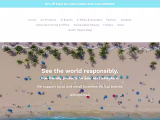 Eco-friendly Sustainable Products Store