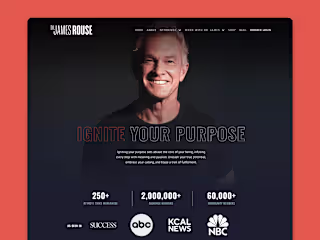 Dr. James Rouse | Branding + Kajabi Website 